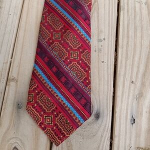 Men's Vintage Emkahn & Co by Shiparelli Necktie Tie Fat Wide Colorful